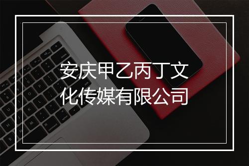 安庆甲乙丙丁文化传媒有限公司