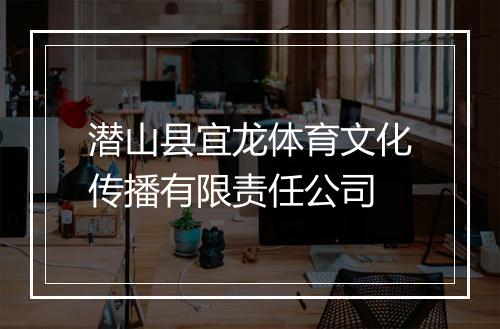 潜山县宜龙体育文化传播有限责任公司