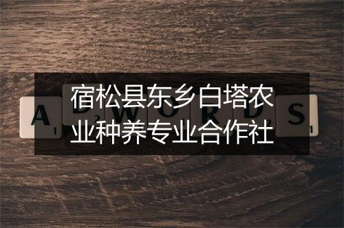 宿松县东乡白塔农业种养专业合作社