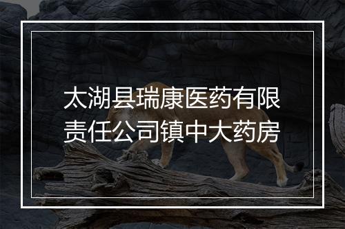 太湖县瑞康医药有限责任公司镇中大药房