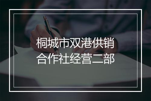 桐城市双港供销合作社经营二部