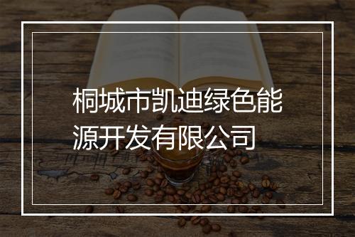桐城市凯迪绿色能源开发有限公司