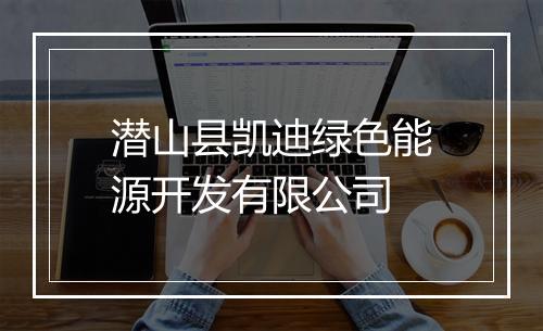 潜山县凯迪绿色能源开发有限公司