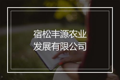 宿松丰源农业发展有限公司
