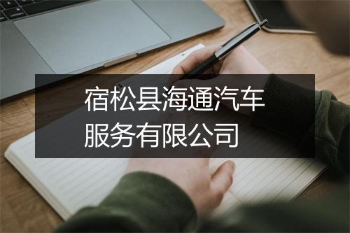 宿松县海通汽车服务有限公司