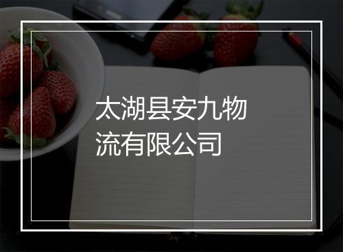 太湖县安九物流有限公司