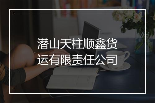 潜山天柱顺鑫货运有限责任公司