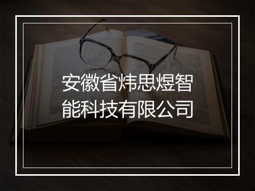 安徽省炜思煜智能科技有限公司